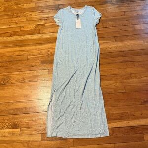 Lila Rose Seafoam Green Sheath Maxi Dress